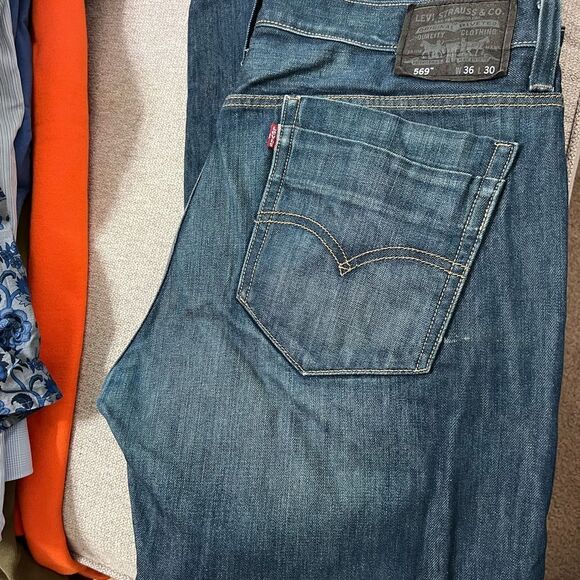 Levis 569 jeans 36w30l - Picture 1 of 5